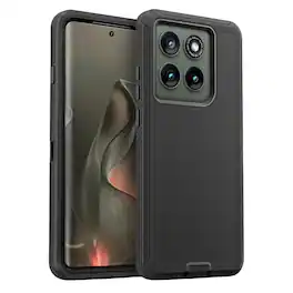 Entronix - Case for Moto Edge 2025 - Triple-Layer Heavy Duty Protection - Black