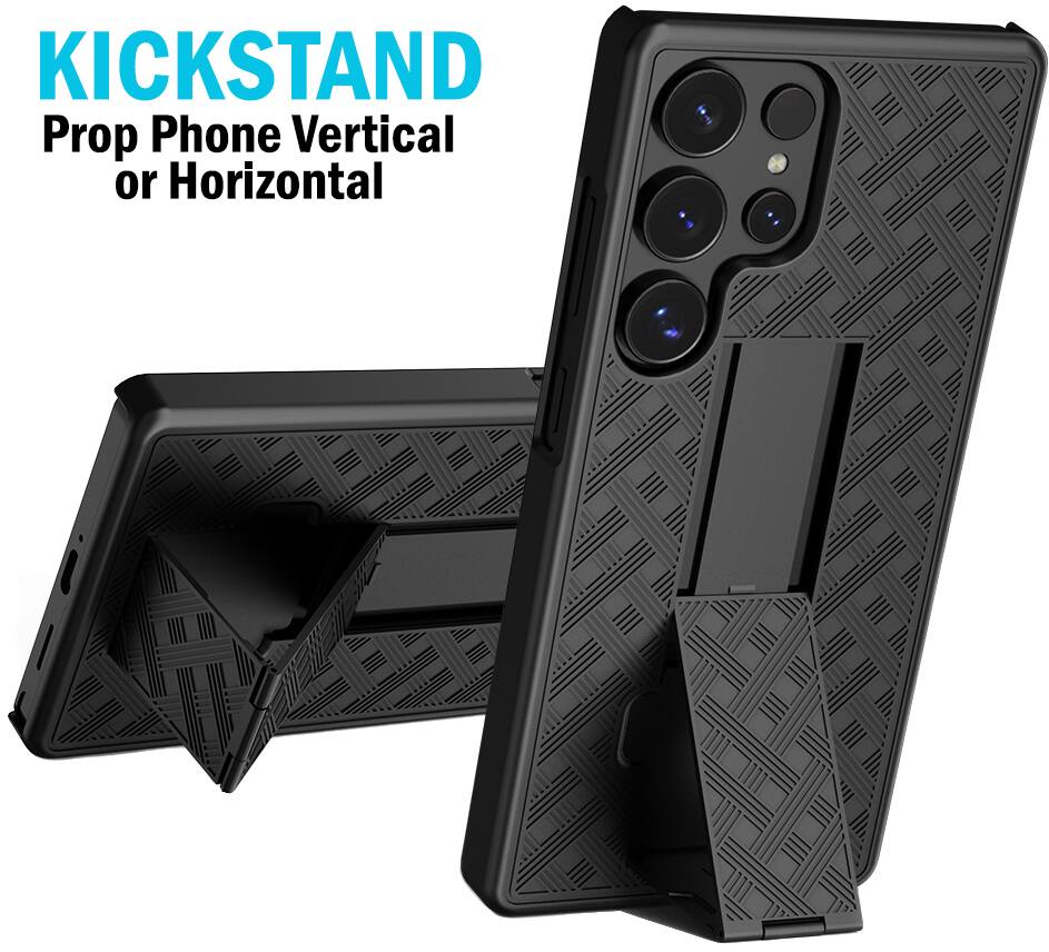 KICKSTAND  
Prop Phone Vertical or Horizontal