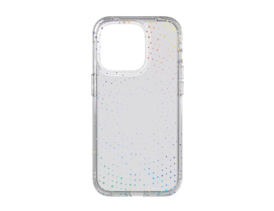 Front. Tech21 - Tech21 iPhone 14 Plus Evo Clear Case - Multi Sparkle.
