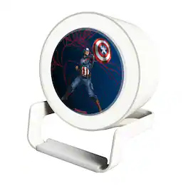 Keyscaper - Marvel MechLine Night Light Charger and Bluetooth Speaker - Captain America