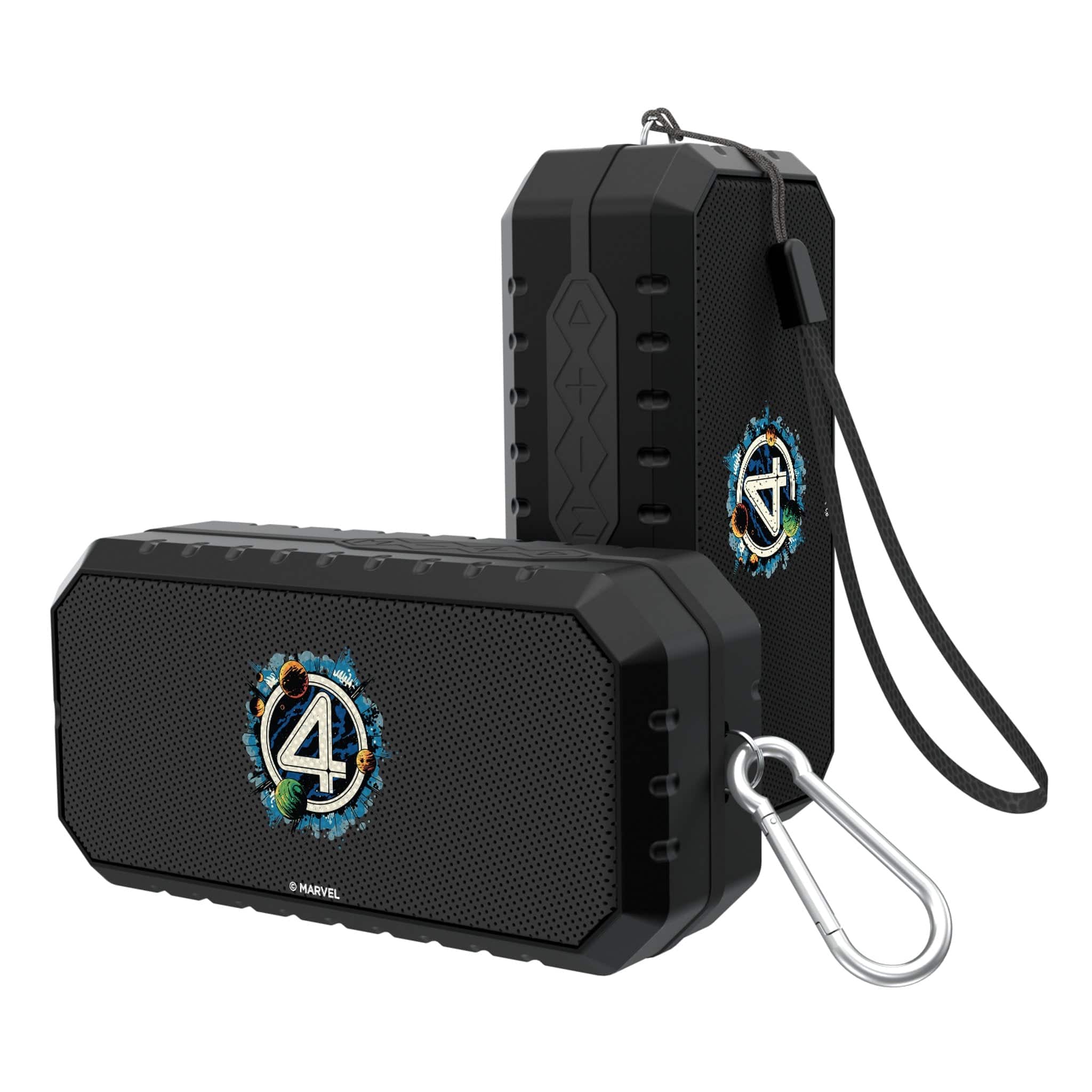 Front. Keyscaper - Marvel Badge Bluetooth Speaker - Fantastic Four 2.