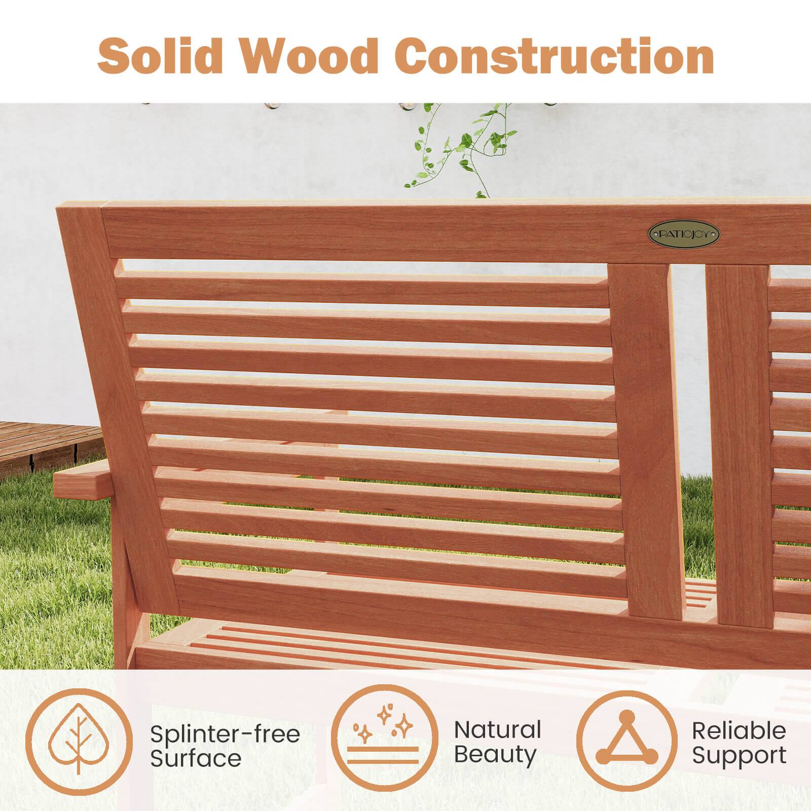 Solid Wood Construction, Splinter-free Surface, Natural Beauty, Reliable Support