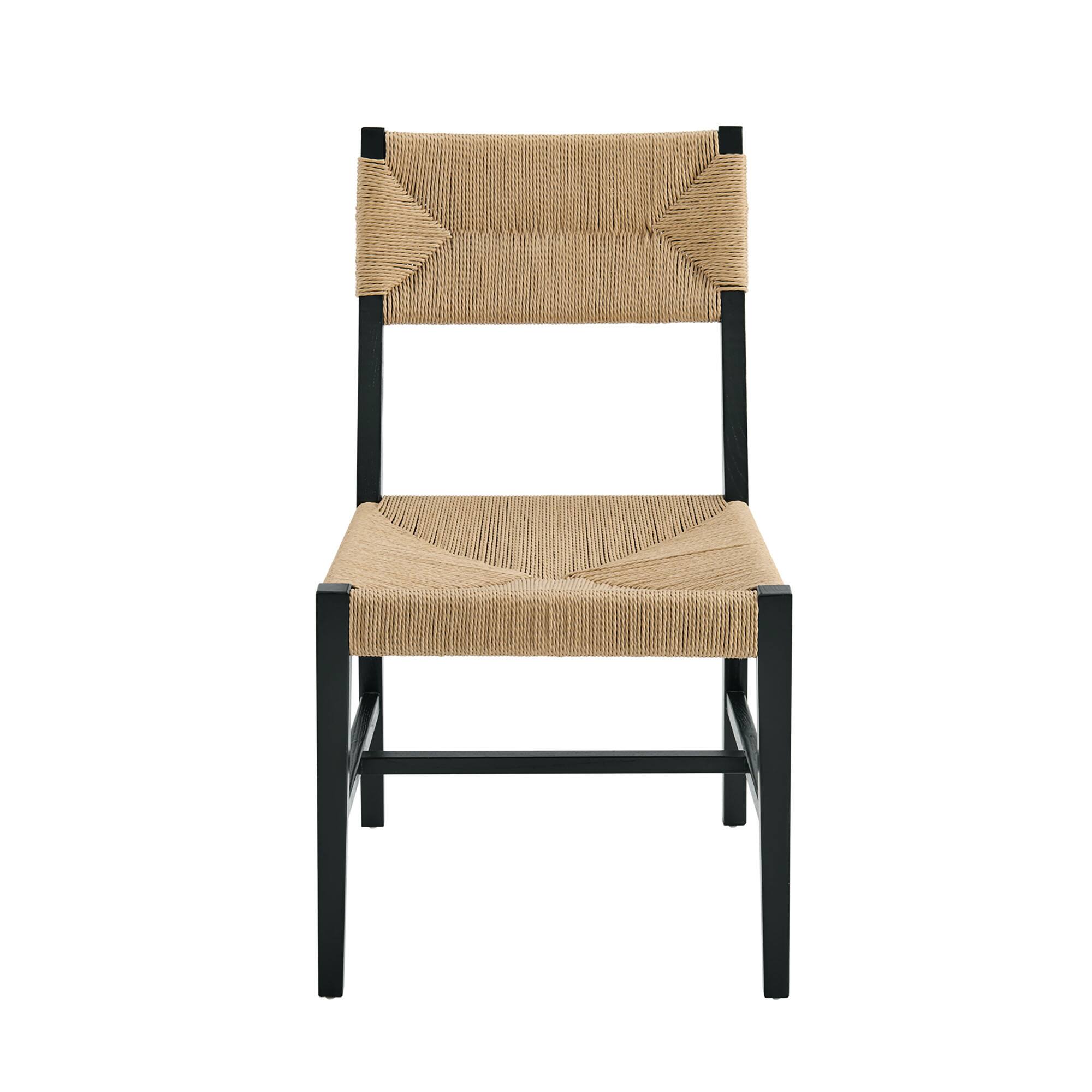 Alt View 6. Modway - Bodie Wood Dining Chair Set of 2 by Modway - Black Natural.