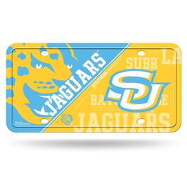 Rico Industries - Southern University Jaguars 12x6 Metal License Plate Auto Tag - Multi