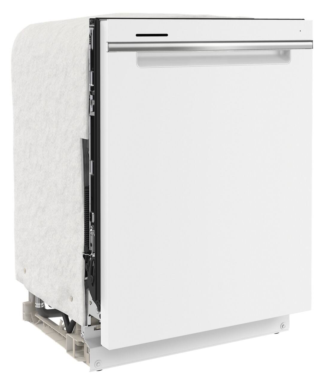 Angle. Whirlpool - 24 inch Top Control Built-In Stainless Steel Tub Dishwasher with 3rd Rack, Large Capacity, 47 dBA - White.