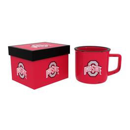 Evergreen Enterprises - Ohio State Buckeyes 14oz. Ceramic Camp Cup with Gift Box - Multicolor