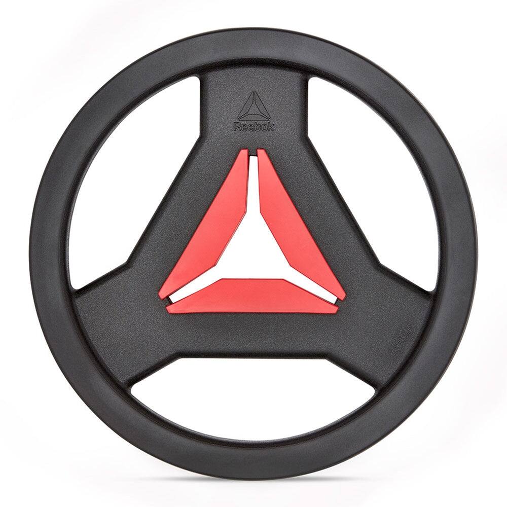 Alt View 3. Power Systems - Reebok Weight Plate for Weight Sets - Pair of 1.25kg (2.8lb) Plates w/25mm (1 inch) Diameter - Black.