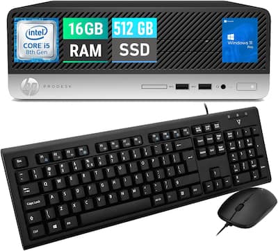 HP Refurbished Excellent ProDesk 400G5 SFF Desktop Computer PC HP Refurbished Excellent ProDesk 400G5 SFF Desktop Computer PC