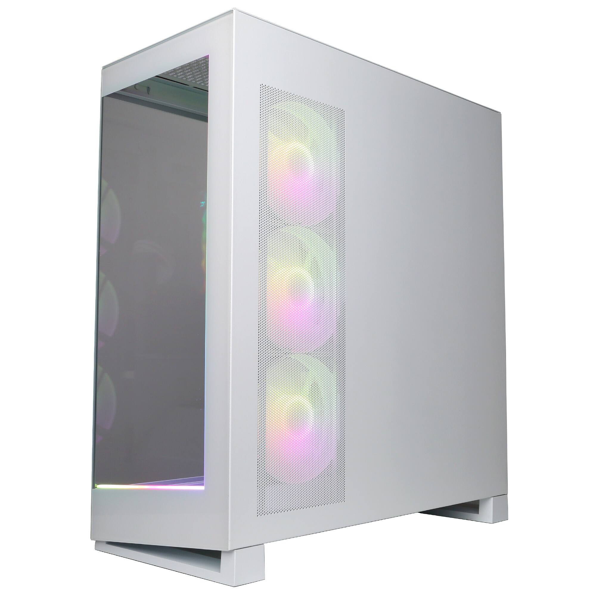 Alt View 14. CyberPowerPC - Gaming Desktop - Intel Core Ultra 225F - NVIDIA GeForce RTX 5060 8GB - 16GB DDR5 - 2TB PCIe 4.0 SSD - White.