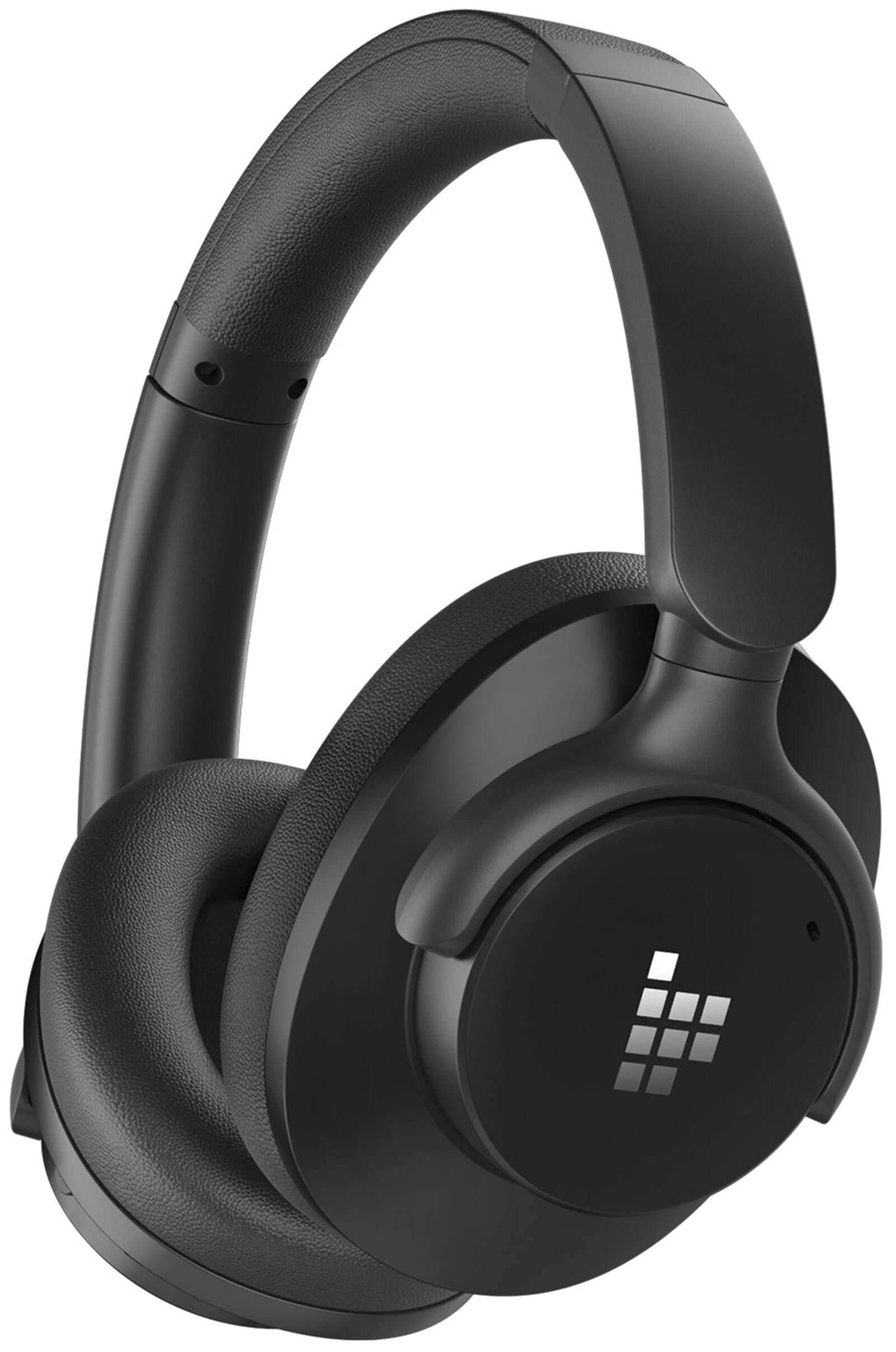 Angle. Tronsmart - Q20 Active Noise Cancelling Headphones, Wireless Over-Ear Bluetooth Headphones, 60H Playtime, Deep Bass, Comfort Fit - Black.
