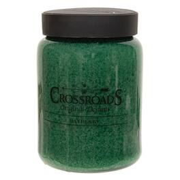 BreeBe - Bayberry Jar Candle - 26 oz - Dark Green, Black