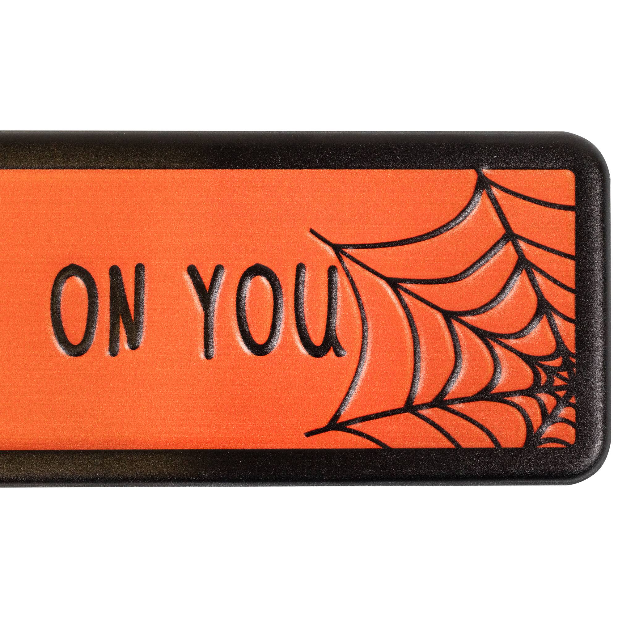 Alt View 5. Northlight - "I Put a Spell on You" Metal Halloween Wall Sign - 20" - Orange.