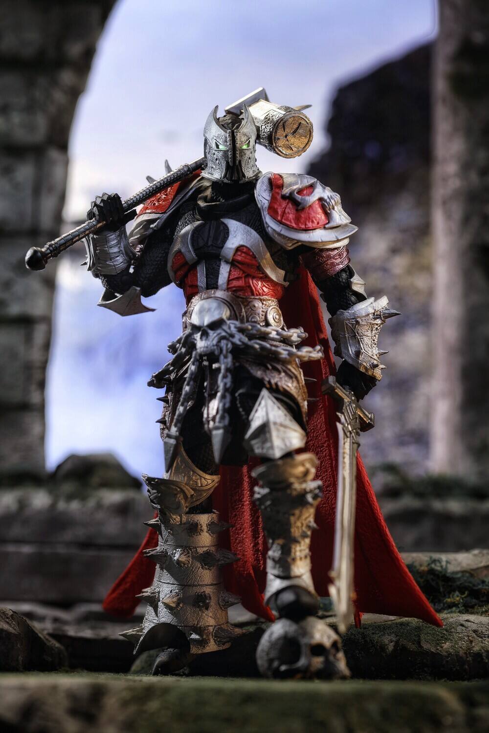 Alt View 4. McFarlane Toys - McFarlane Vault Collection - Spawn - Medieval Spawn 7" Action Figure   - COLLECTIBLES - Multicolor.
