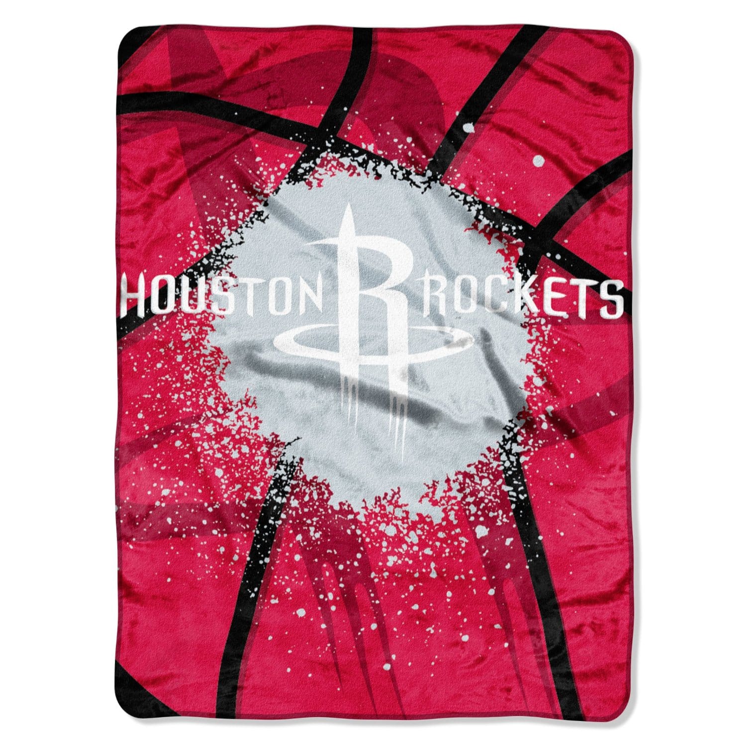 Northwest - Houston Rockets NBA Shadow Play Raschel Plush 60x80 Twin Size Throw Blanket - Multi