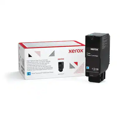 Sure, here is the corrected and grouped text:
---
**High-Capacity Cyan Toner Cartridge**
- **English:** High-Capacity Cyan Toner Cartridge
- **French:** Cartouche de toner cyan haute capacité
- **Spanish:** Cartucho de toner cian de alto capacidad
- **Italian:** Cartuccia toner ciano ad alta capacità
- **German:** Hochleistungs-Tonerpatrone Cyan
- **Portuguese:** Cartucho de toner ciano de alta capacidade
- **Russian:** Тoner картридж синего цвета большой емкости
**For use with:**
- Xerox® VersaLink C620 Color Printer
**Product Details:**
- Cyan Toner Cartridge
- Xerox®
**Additional Information:**
- C620 Color Printer
- Xerox®
---
This text is grouped by language and includes the product details and compatibility information.