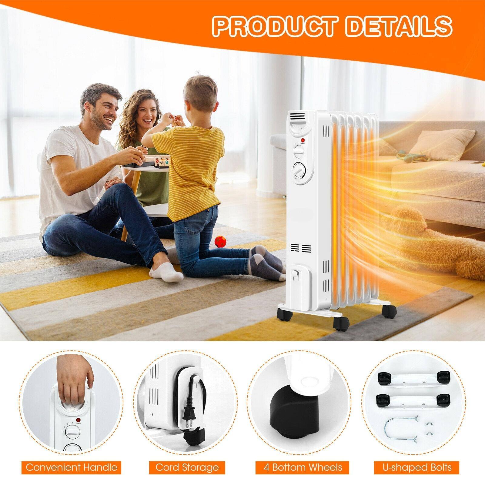 PRODUCT DETAILS
Convenient Handle
Cord Storage
4 Bottom Wheels
U-shaped Bolts