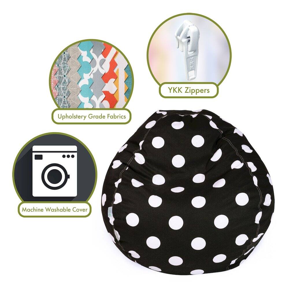 - Upholstery Grade Fabrics
- YKK Zippers
- Machine Washable Cover