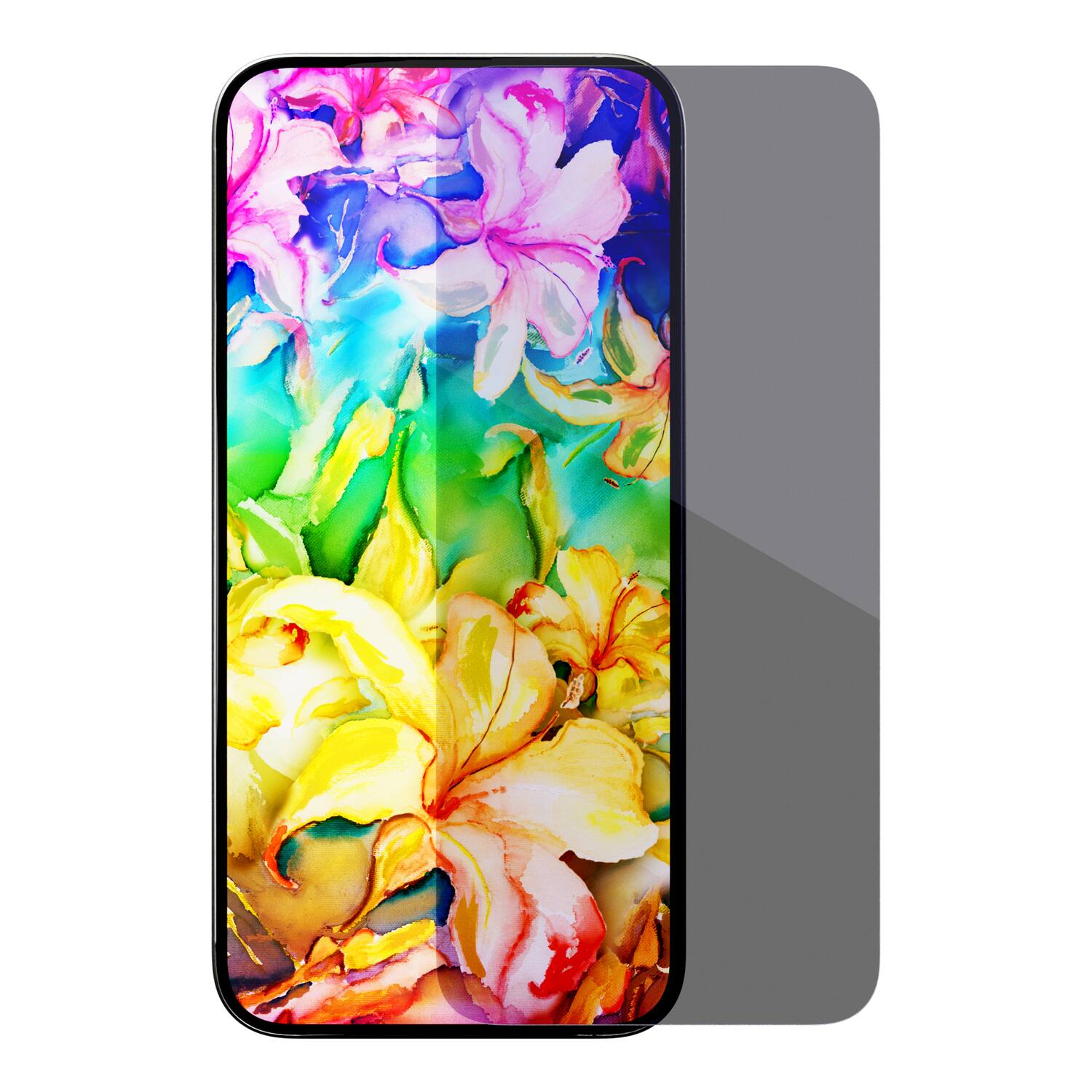 Angle. Cellhelmet - Tempered Glass Screen Protector with Alignment Tray for iPhone 17 Pro Max - Clear.