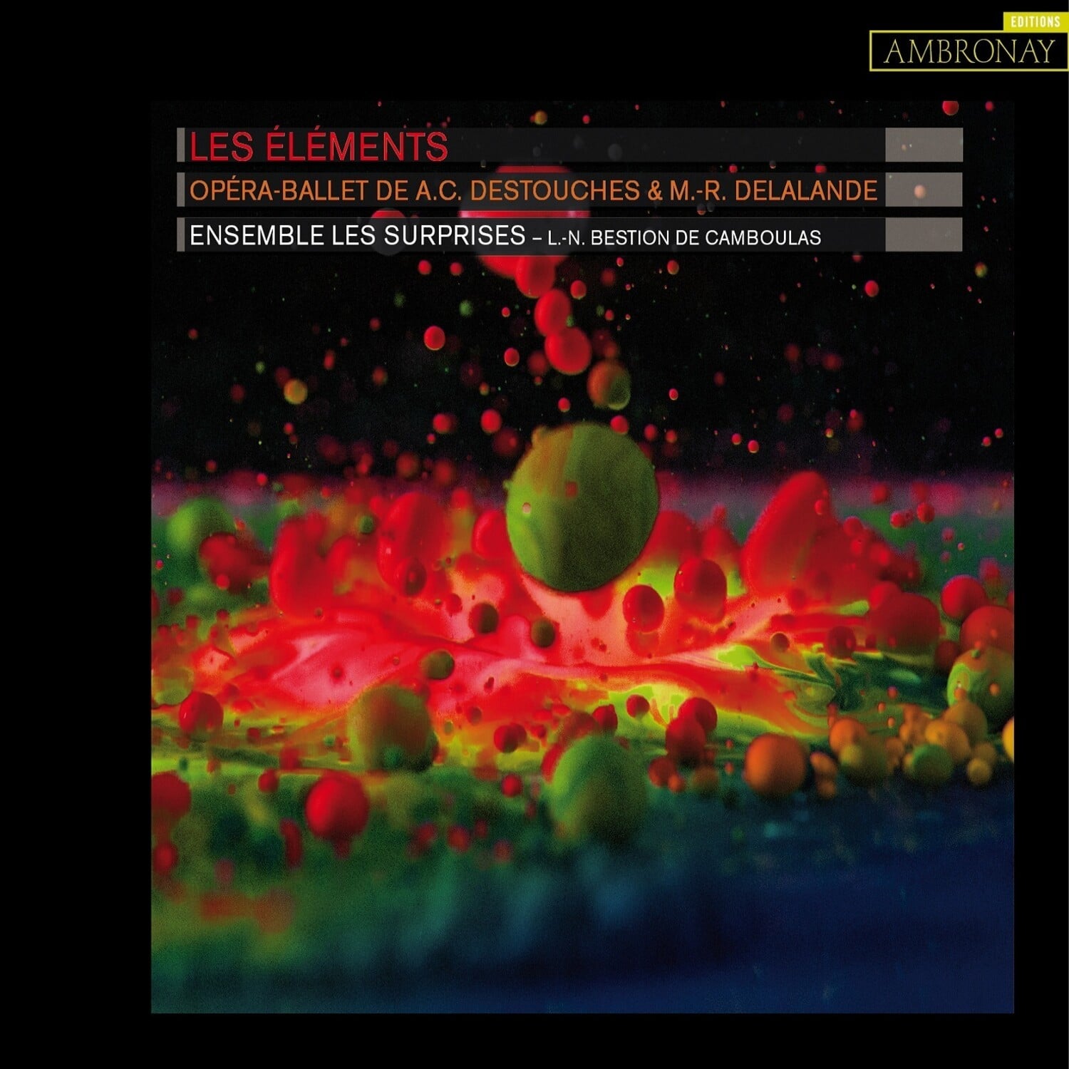 Ensemble Les Surprises - Les Elements  - COMPACT DISCS