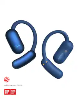 Soundcore - by Anker AeroFit 2 Open-Ear Headphones with Adjustable Ear Hooks - Blue