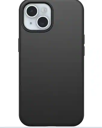 Front. OtterBox - Symmetry Series MagSafe Case for iPhone 16e iPhone 15 iPhone 14 iPhone 13 - Black.