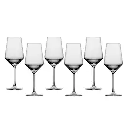 Schott Zwiesel - Pure Tritan Crystal Cabernet Glass, 18.2 ounce, Set Of 6 - Transparent
