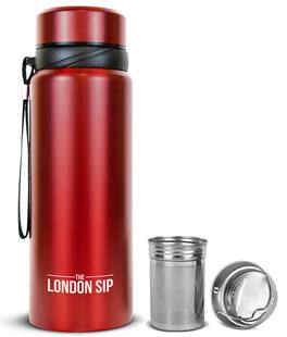 Escali - London Sip Infuser Bottle 25oz - Red