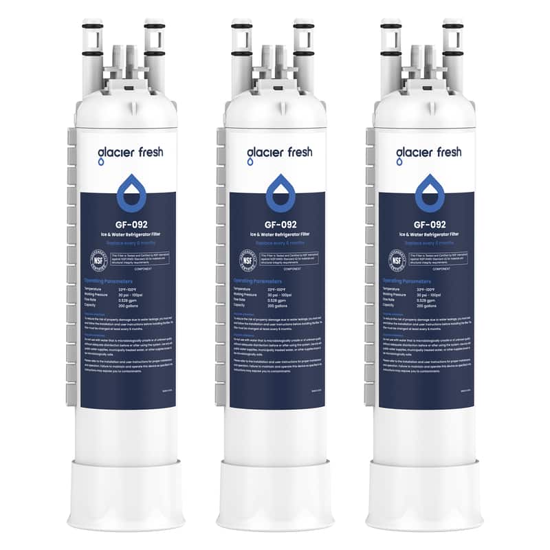 GLACIER FRESH - FPPWFU01 Water Filter Replacement for Frigidaire PurePour FPPWFU01, Compatible with EPPWFU01, 3 Pack