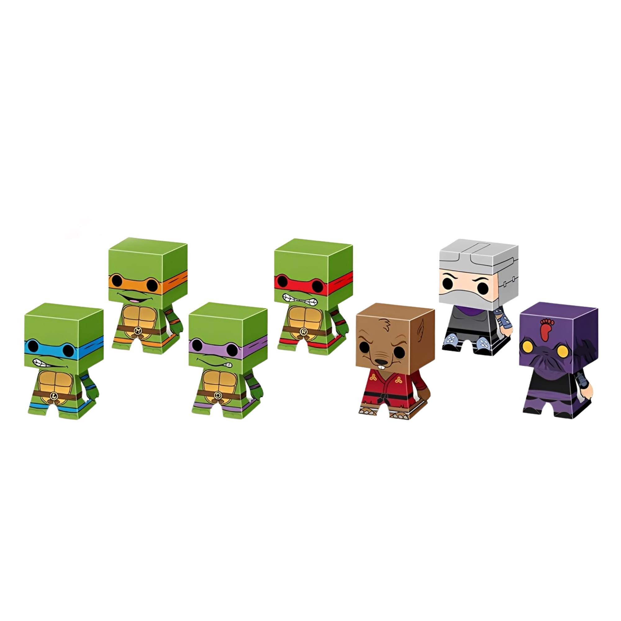 Alt View 1. Funko - Funko Teenage Mutant Ninja Turtle Papercraft Activity Playset - Multi-Color.