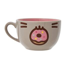 Enesco - Pusheen Donut 18oz Stoneware Latte Mug - Pink