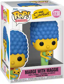 Funko - POP! Television: Simpsons - Marge - Collectibles - Multicolor