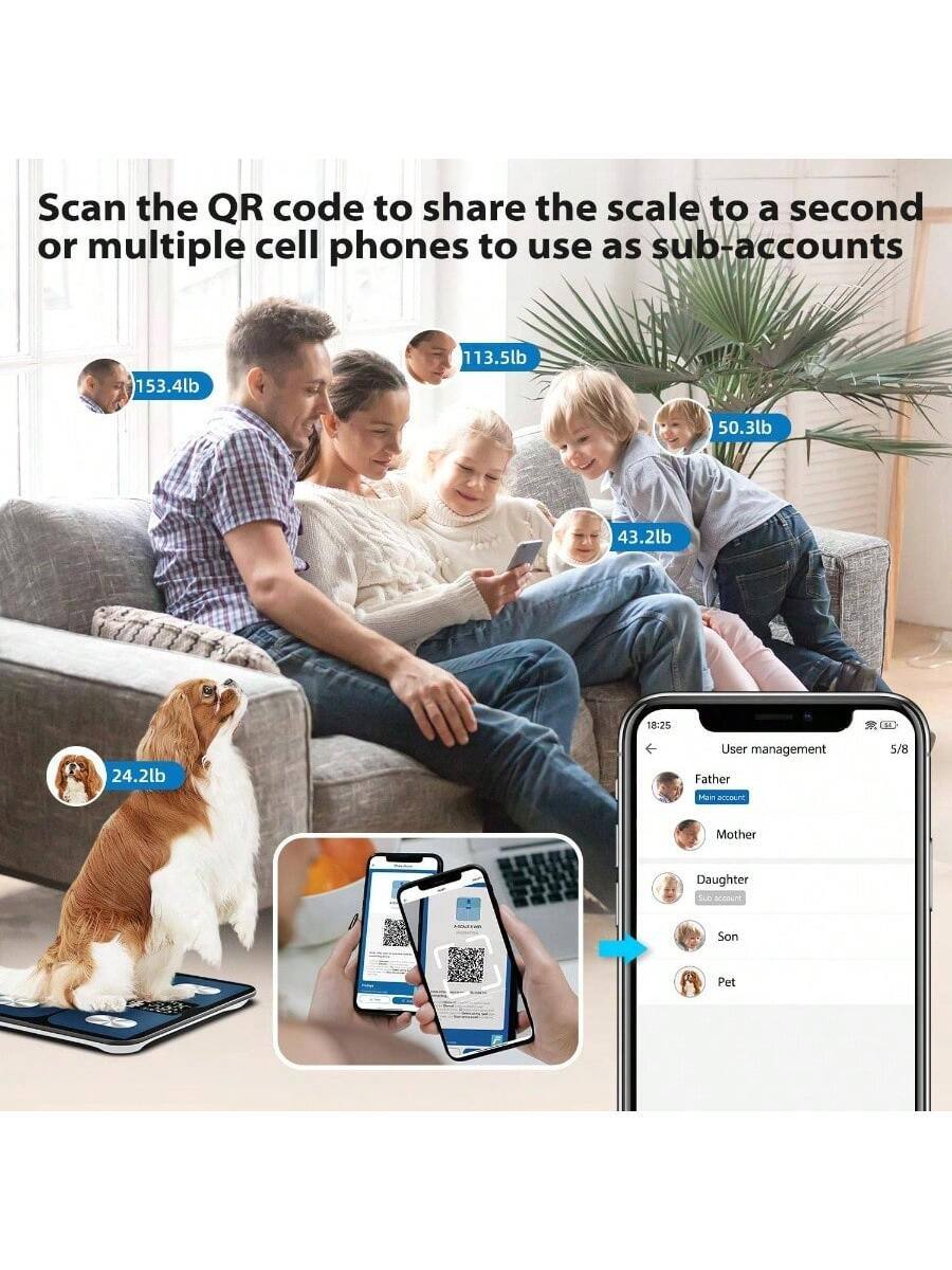 The Best Inks Bathroom Scale Body Weight, Digital Body Fat Scale with ...