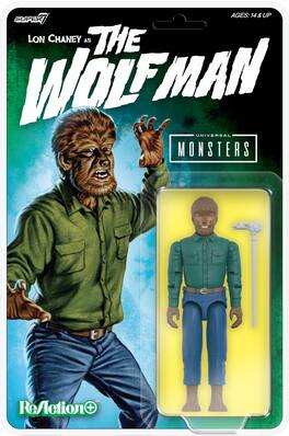 Super7 - Universal Monsters - ReAction+ Wv1 - The Wolf Man - COLLECTIBLES - Multicolor