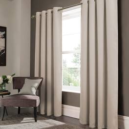 RT Designers Collection - Anchorage Blackout Grommet Curtain Panel 54" x 84" - Ivory