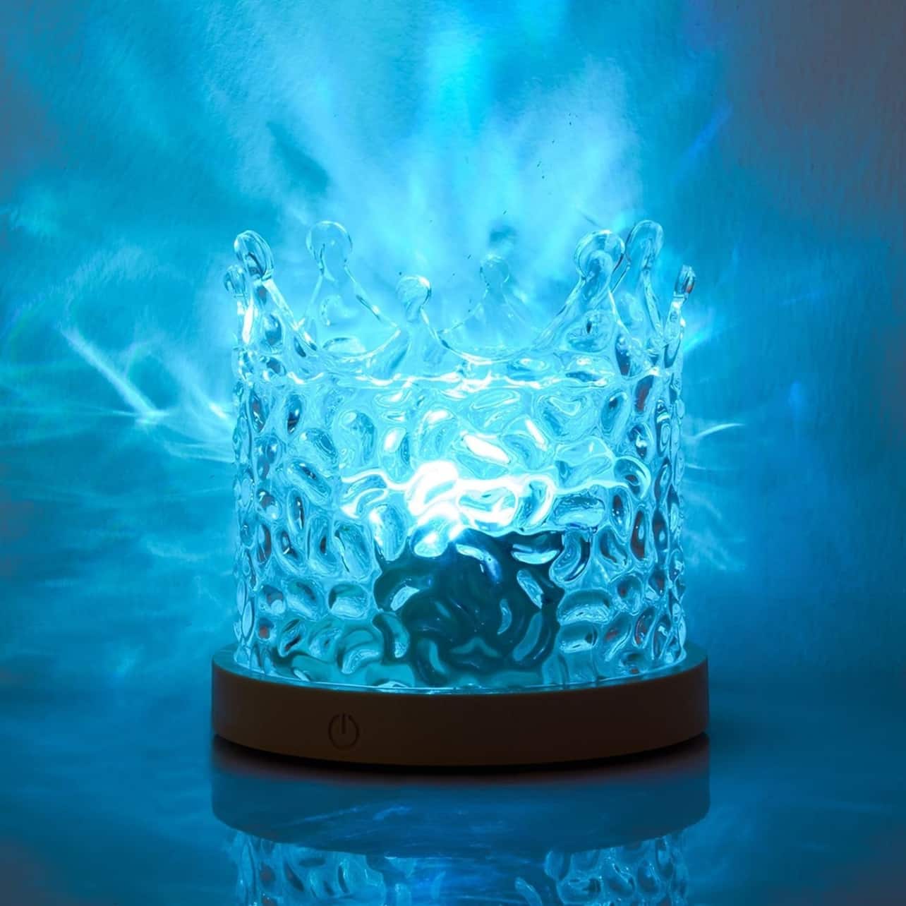 Front. Lamp Depot - 16 Color-changing Water Ripple Table Lamp - Multicolor.