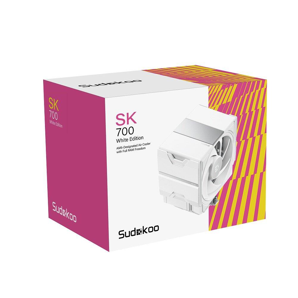 Sudskoo  
SK 700 White Edition  
AMS-Designed Air Cooler with Full RAM Protection