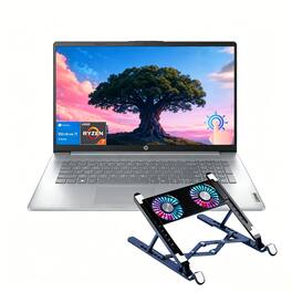 Lenovo - Upgraded - IdeaPad Slim 3 15.6" FHD Touch Laptop - AMD Ryzen 7 5825U - 16GB RAM 1TB PCIe M.2 SSD - Numeric KB - PCO Laptop Cooler - Gray