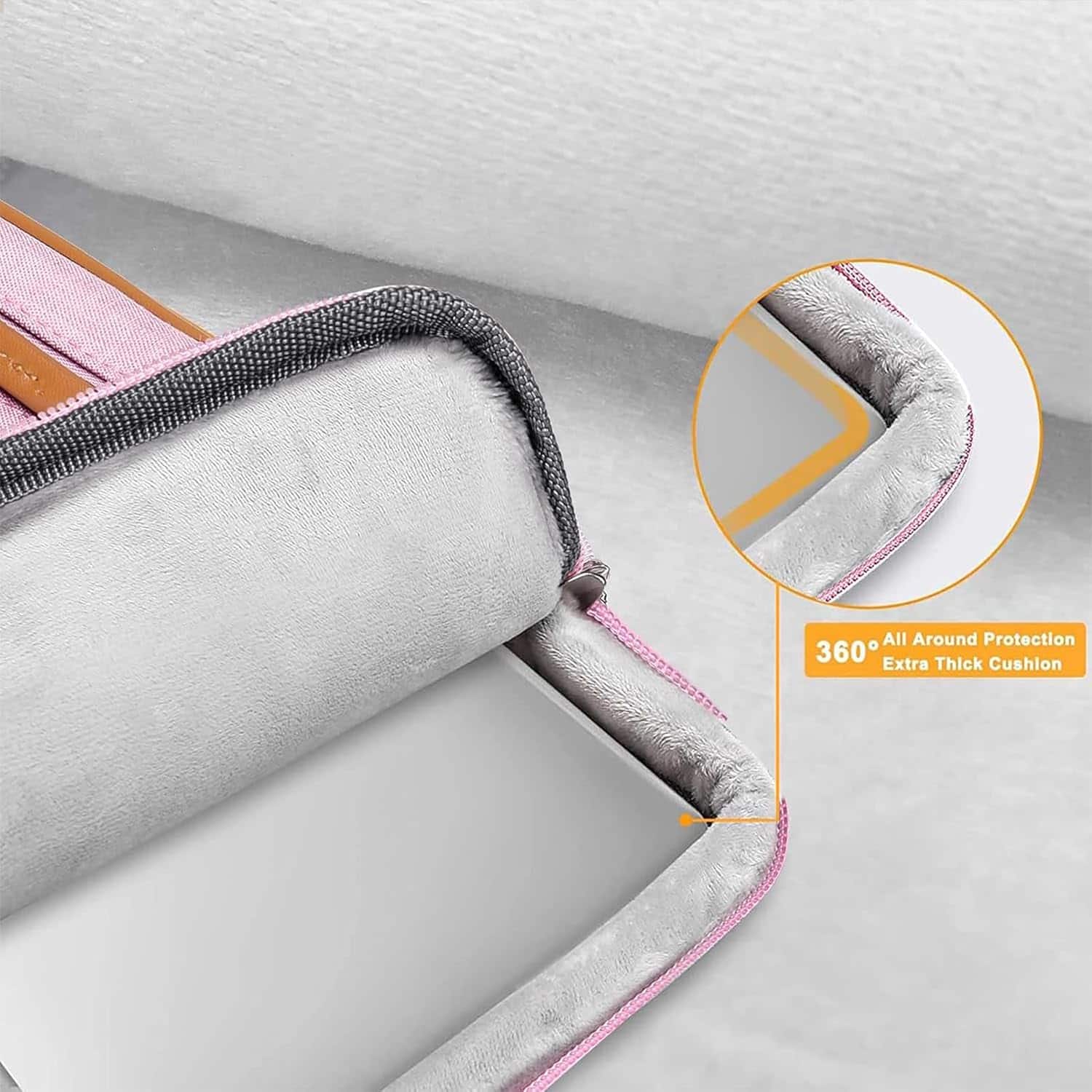 mosiso 360 Protective Laptop Handbag Sleeve 15 15.6 inch for
