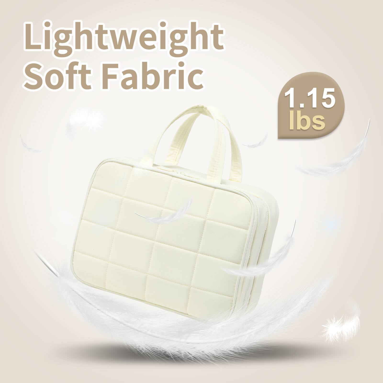 Lightweight Soft Fabric  
1.15 lbs
