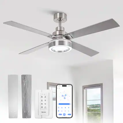 The text in the image appears to be a mix of symbols and letters that are not clearly legible. However, based on the context and the visible brand name, here is a corrected and grouped version:
- Vaczen
- d
- C
- 1
The text seems to be part of a control panel or interface, possibly for a ceiling fan or similar device. The brand name "Vaczen" is clearly visible on the control panel. The other characters might be part of a code or model number.