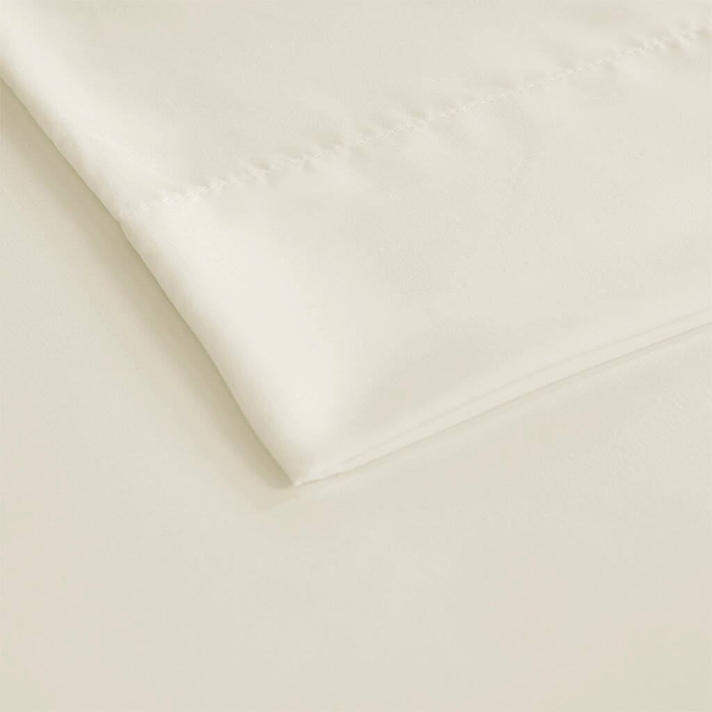 Alt View 5. Gracie Mills - Gracie Mills Thaddeus Cool Microfiber Sheet Set for All Night Comfort - Ivory.