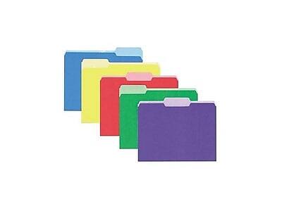 Alt View 2. Pendaflex - Pendaflex Recycled File Folder, 1/3-Cut Tab, Assorted, Letter Size, Assorted Colors, 30/Pack (84370) - Assorted Colors.