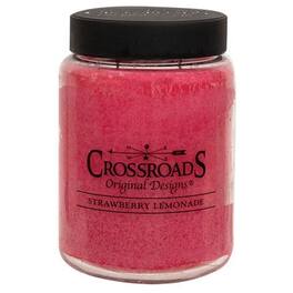 BreeBe - Strawberry Lemonade Jar Candle - 26oz - Black, Pink