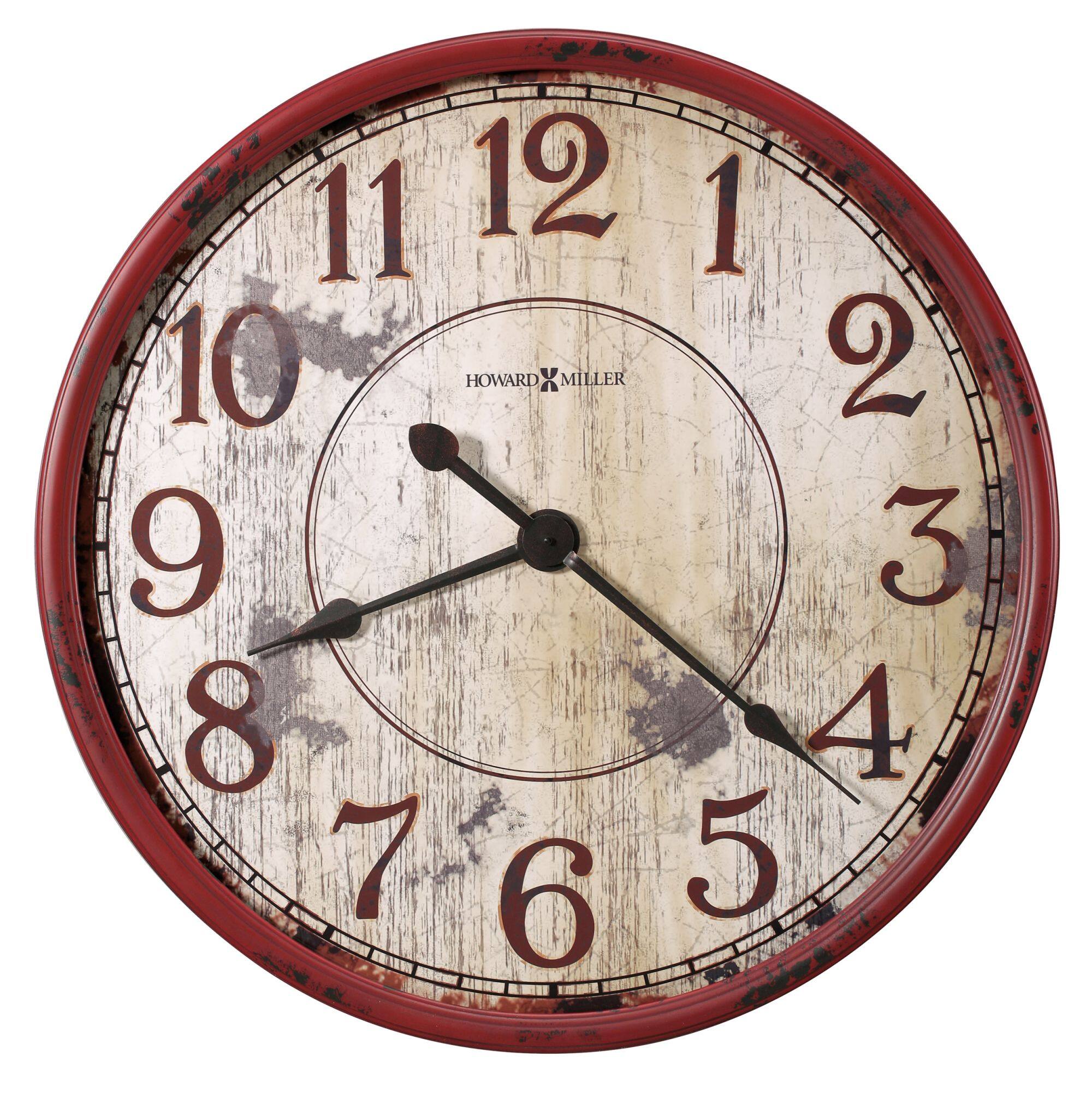 Howard Miller - 625598 Back 40 Wall Clock 625598 - Multicolored