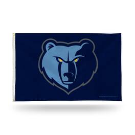 Rico Industries - Memphis Grizzlies NBA 3X5 Indoor or Outdoor Banner Flag with grommets for hanging - Multi