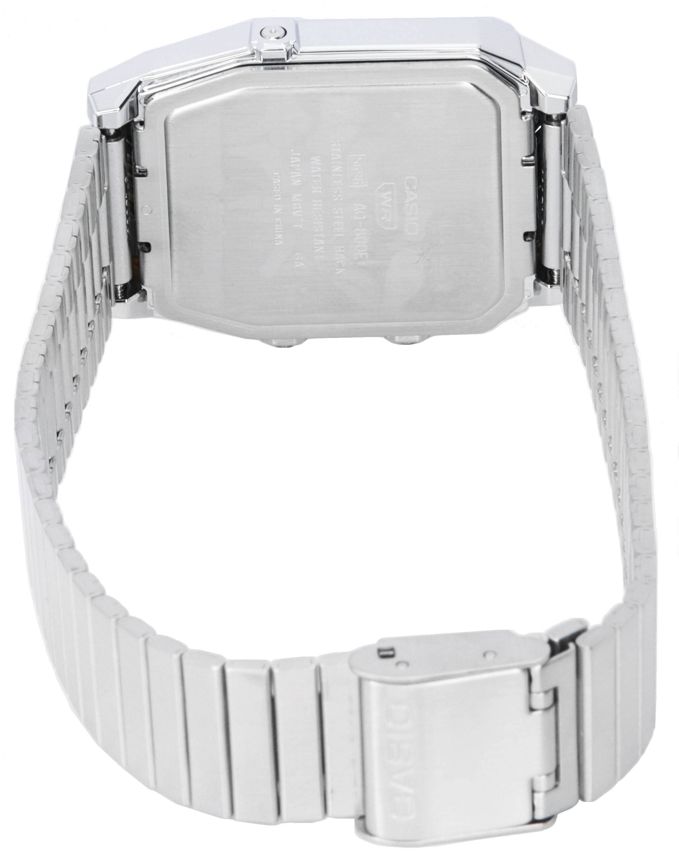 CASIO  
WR  
100M  
STAINLESS STEEL BACK  
WATER RESISTANT  
JAPAN MOV'T  
CASED IN CHINA  
GA  
CASIO V5
