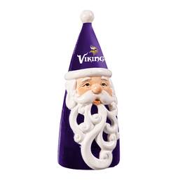 Evergreen Enterprises - Minnesota Vikings 8" LED Santa Statue - Purple