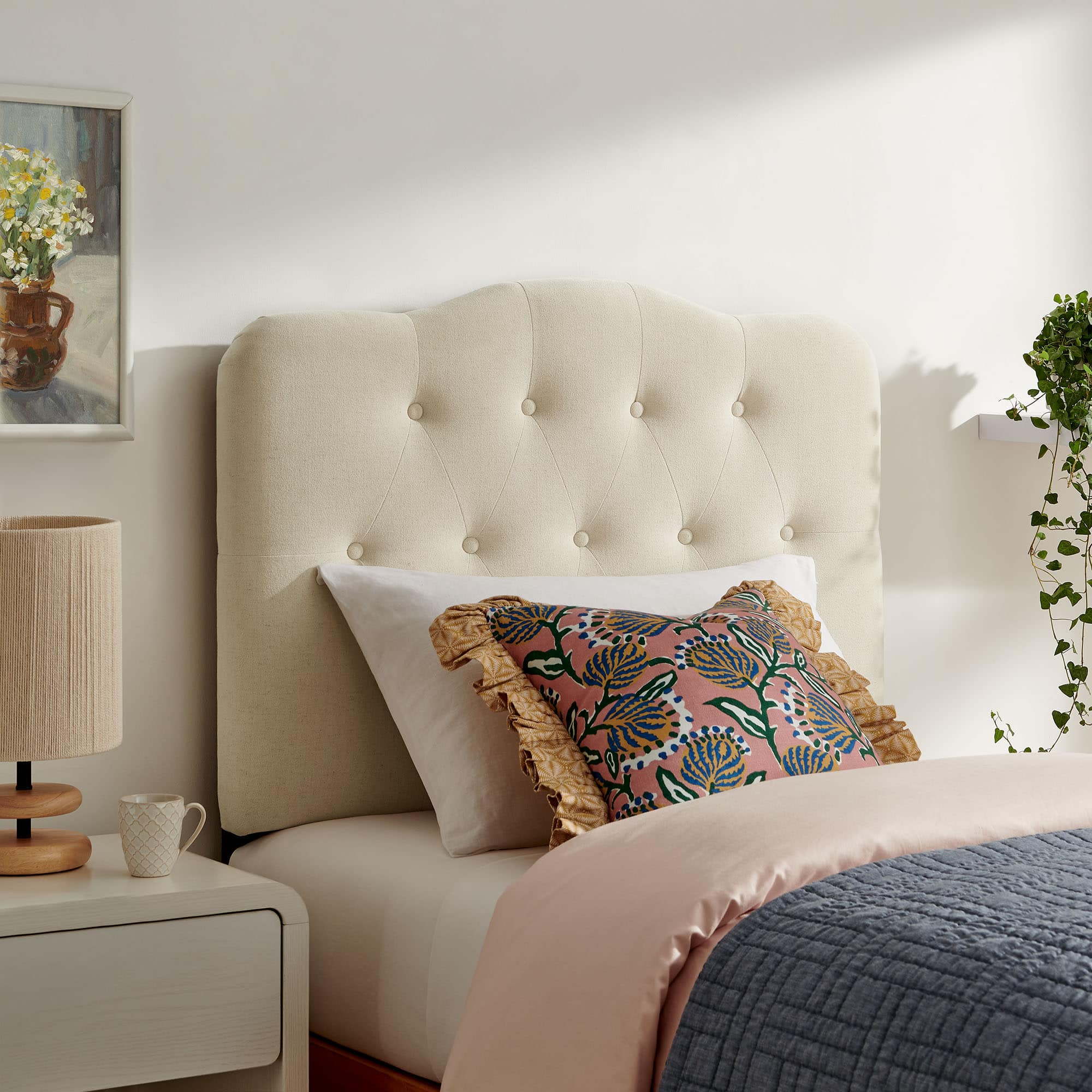 Annabel Upholstered Headboard by Modway - Linen price history on PriceWatchPro