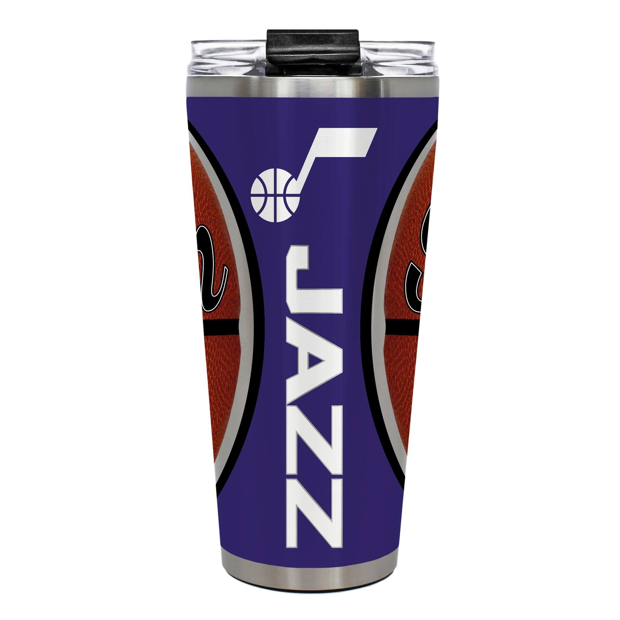 Great American Products - Utah Jazz 32oz. Big Slim Game Ball Travel Tumbler - Brown price history on PriceWatchPro