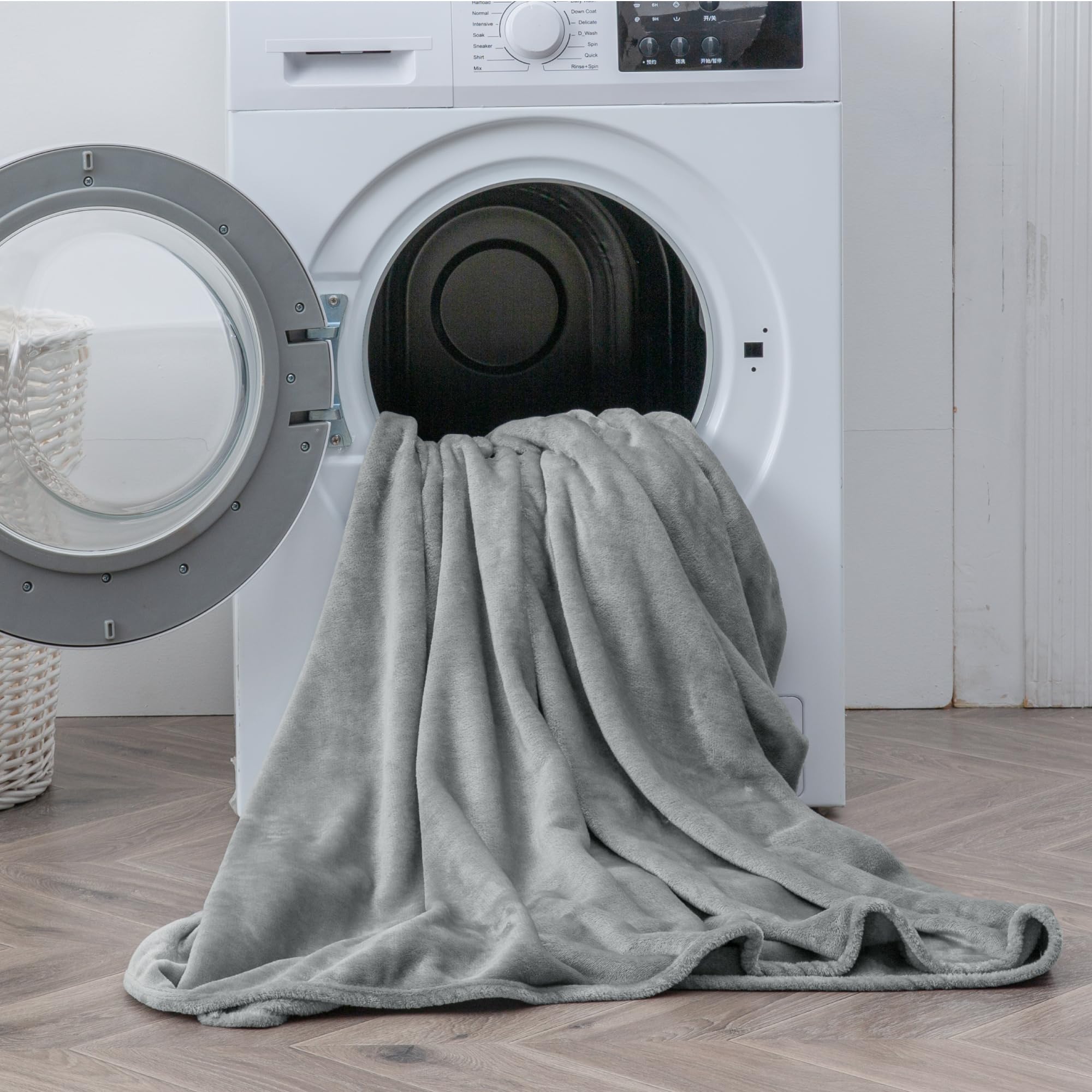 Alt View 8. Skar Audio - Flannel Sheets King Size - Super Soft Fleece Set Fluffy Extra Plush include Fitted Sheet Flat 2 Pillowcases - Light Grey Twin.